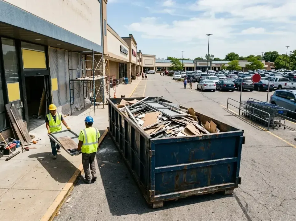retail-store-renovation-debris-003 — frequently asked questions, Roll-off Dumpster Rentals in Clarkson Valley, MO